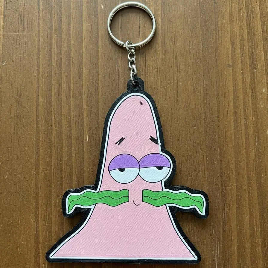 Keychain - Patrick Star 4 - SpongeBob - stl/3mf