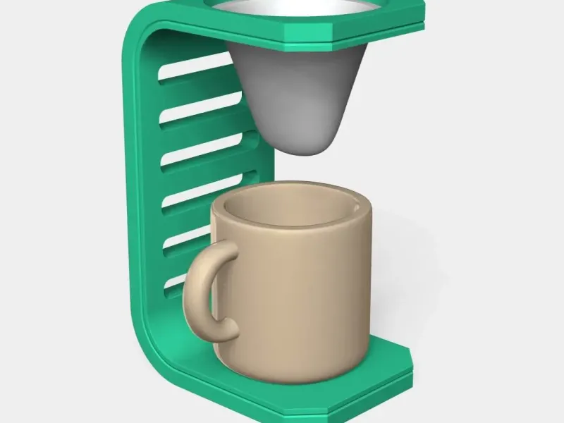 Single Serve Coffee Maker 02 - Cloth Filter - Individual