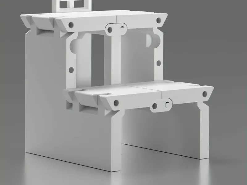 3D-druckbarer faltbarer Dropline-Stuhl (Treppenstuhl)