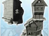 Medieval house with large tower with terrace and pipes (10)-3