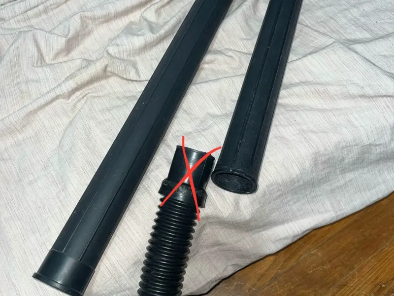 Festool Hose 36.3mm/1.4" to Ridgid Shopvac Wand 53.7 & 55.5mm