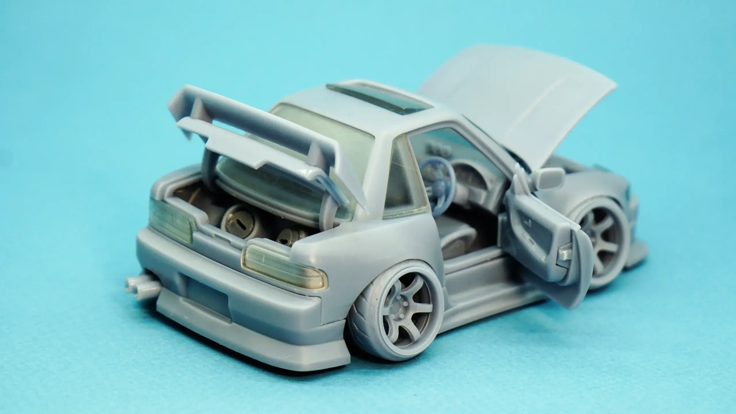 Nissan Silvia S13 Chibi car model kit