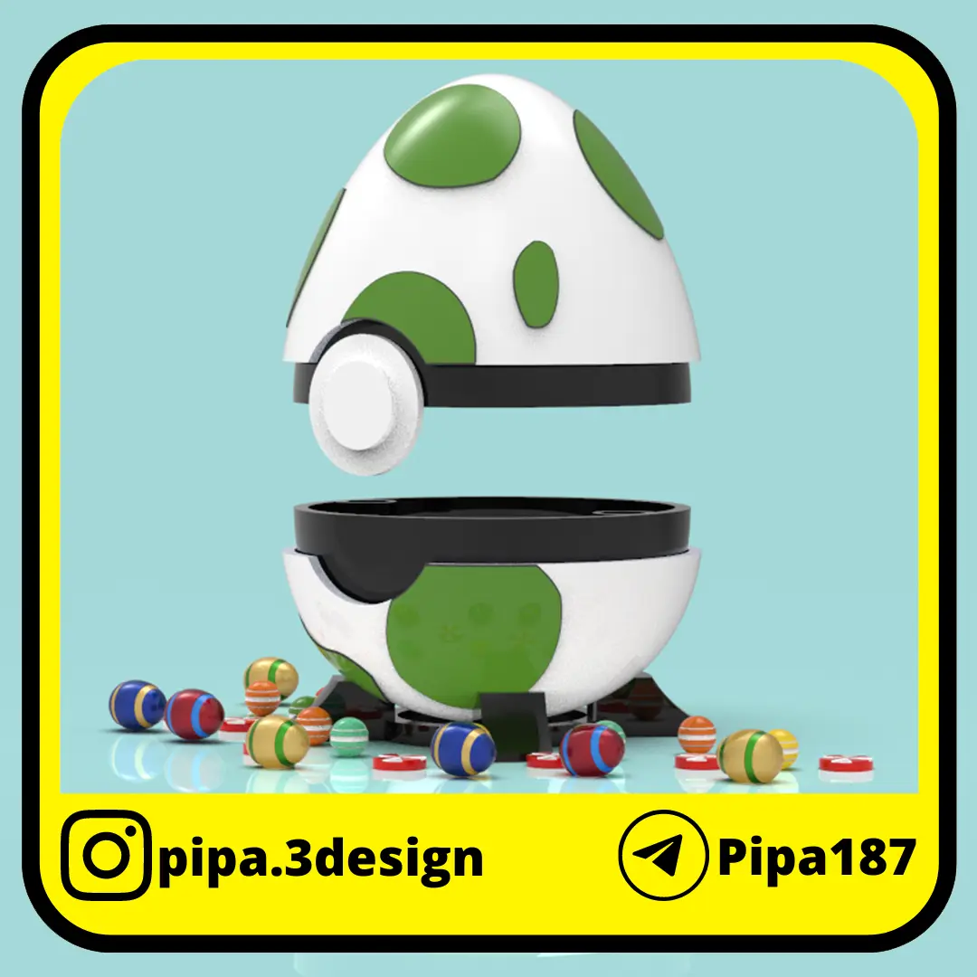 STORAGE CONTAINER - POKEBALLS POKEMON GO EASTER EGG