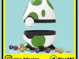STORAGE CONTAINER - POKEBALLS POKEMON GO EASTER EGG-1