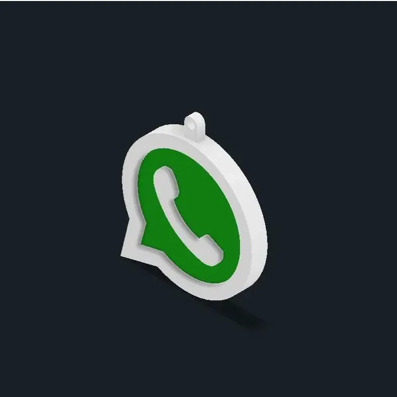 Whatsapp Apps Logo Keychain