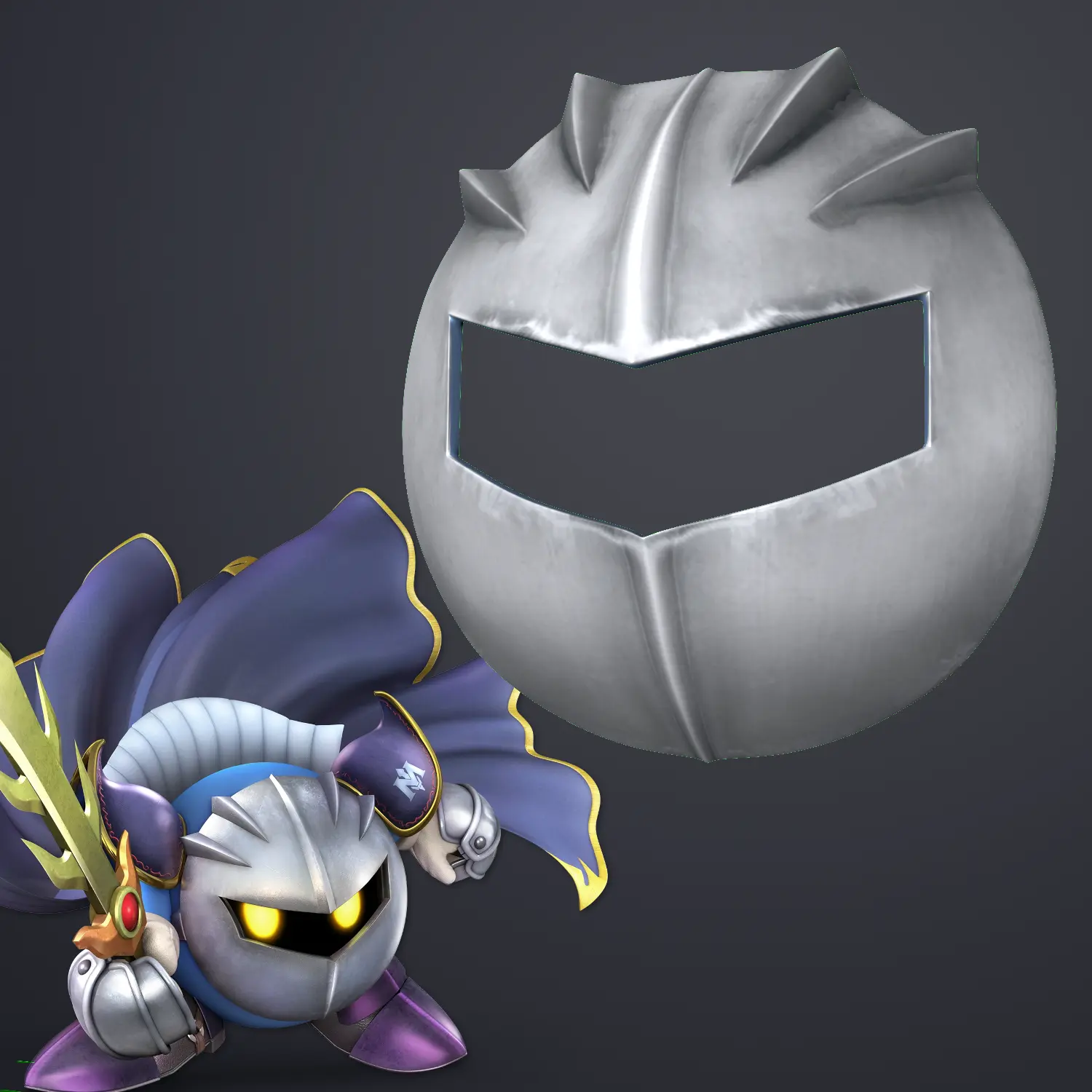 Kirby - Meta Knight Mask
