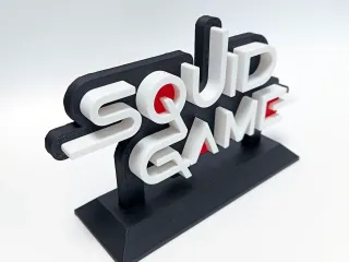 Logo 3D Squid Game