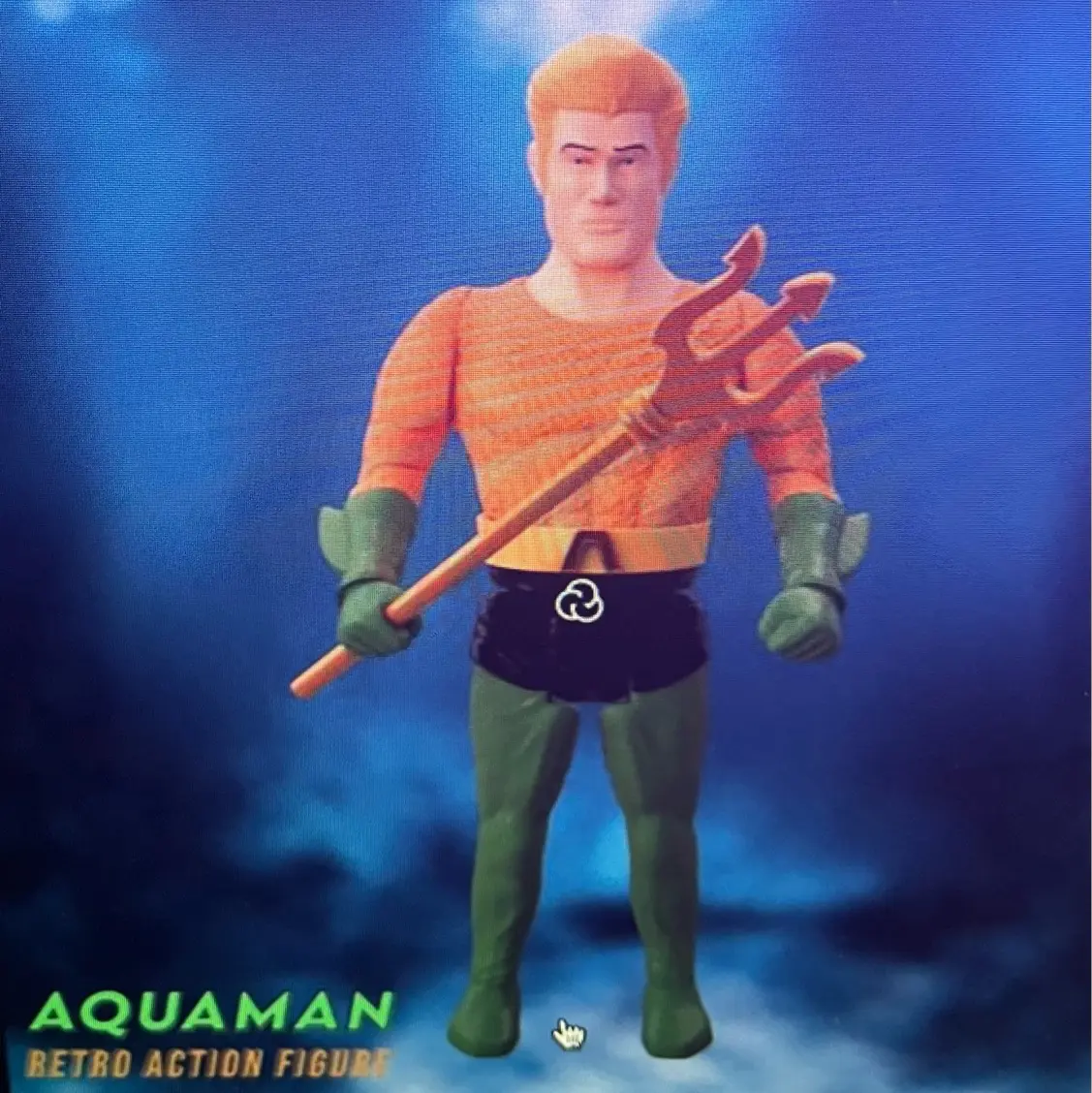 Retro action figure Aquaman