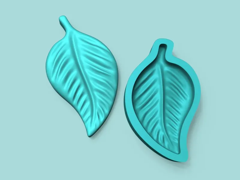 Pepper Leaf - Ficus Silicone Mold Maker - Template