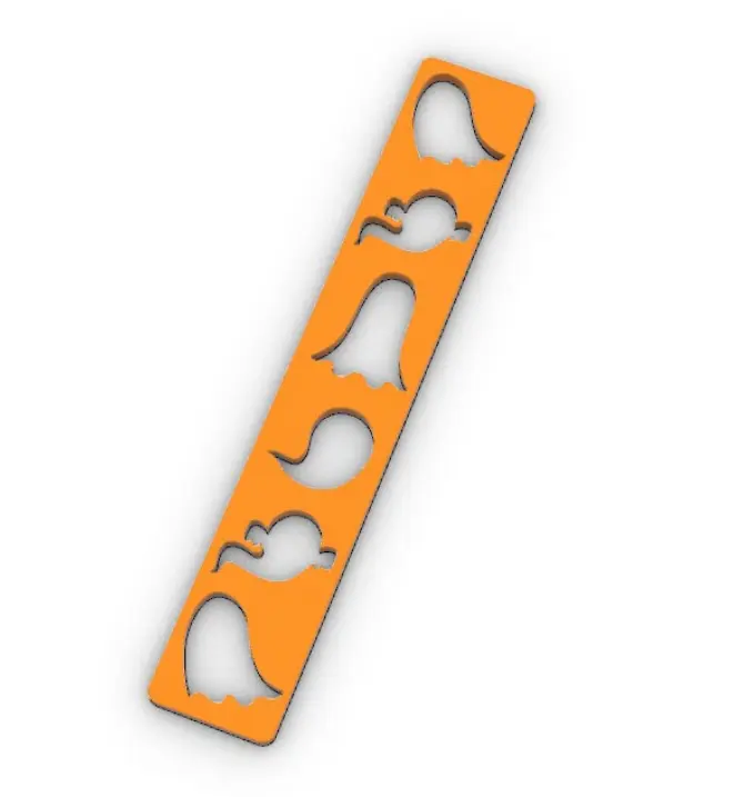 Ghosts Bookmark Halloween Autumn