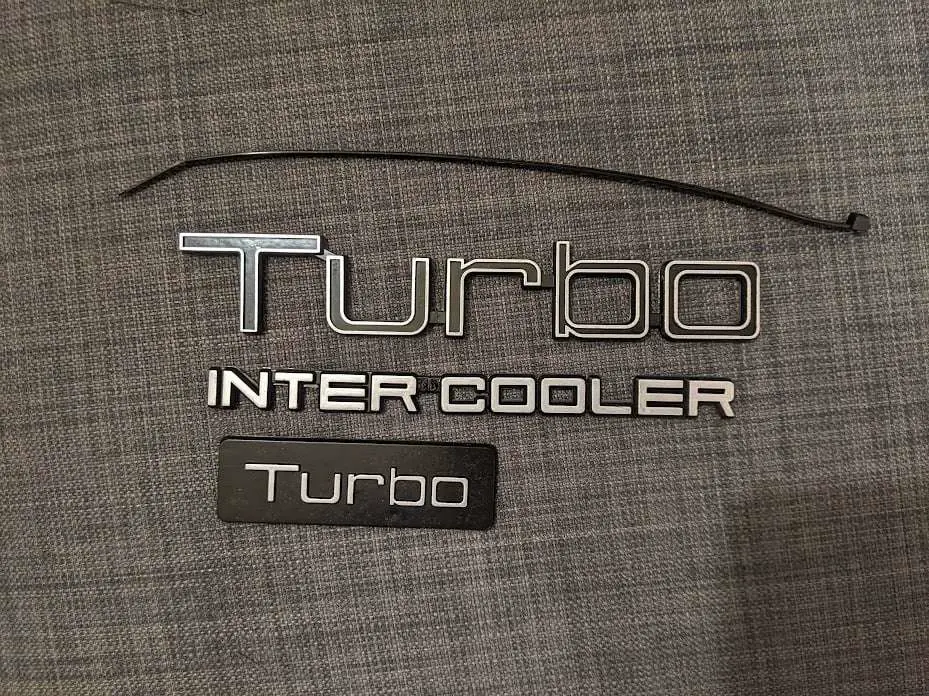 volvo turbo emblem/badges 