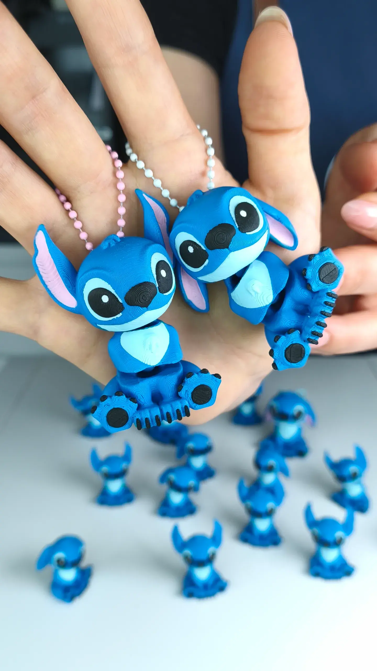Cute Flexi Stitch (Toy, Keychain & Magnet), Lilo & Stitch