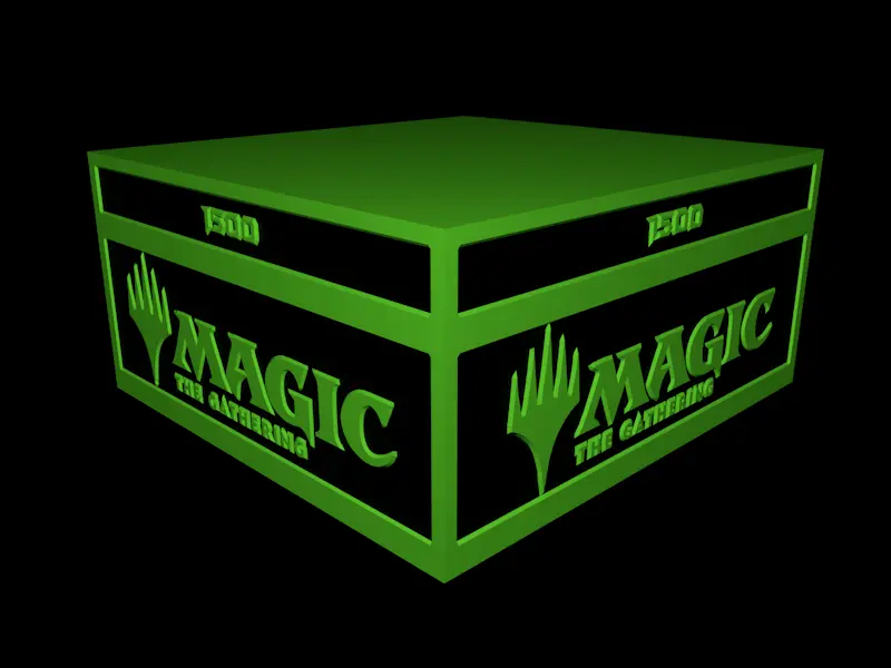 Board Games & Card Games STL Download - Card Box V2 - Magic - 1500 ...