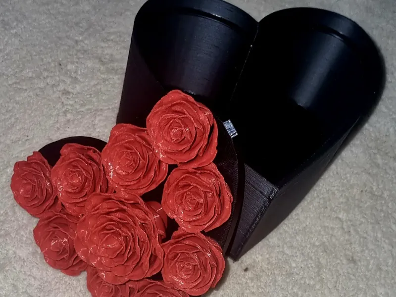 rose heart box