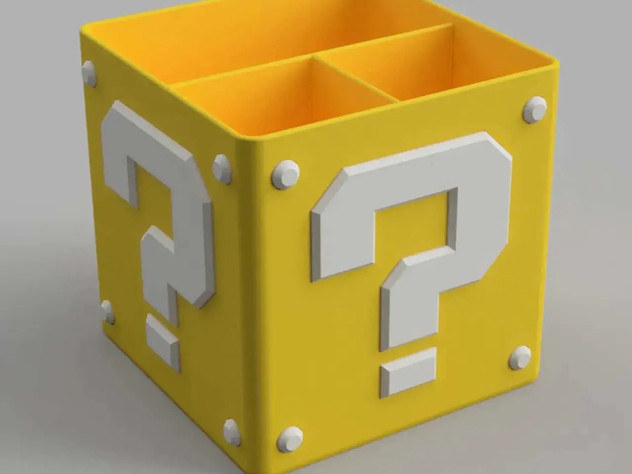 Porta-canetas Mario
