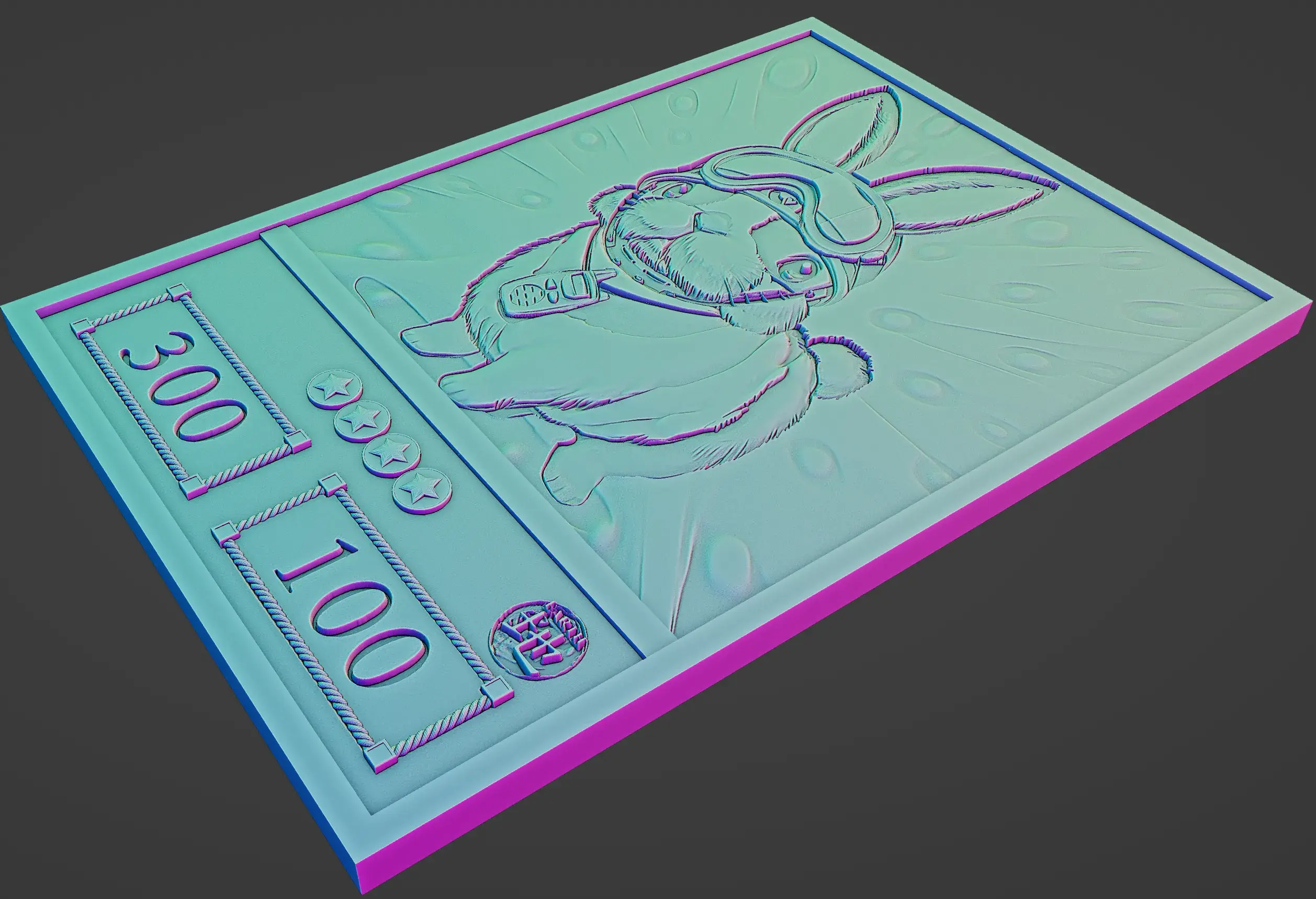 3D Printer Files | 3MF File | Rescue Rabbit - yu-gi-oh! | Creality Cloud