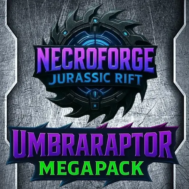 Dinosaur necroforge Umbraraptors mega pack X 6