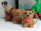 Teddy Knitted Keychain-7