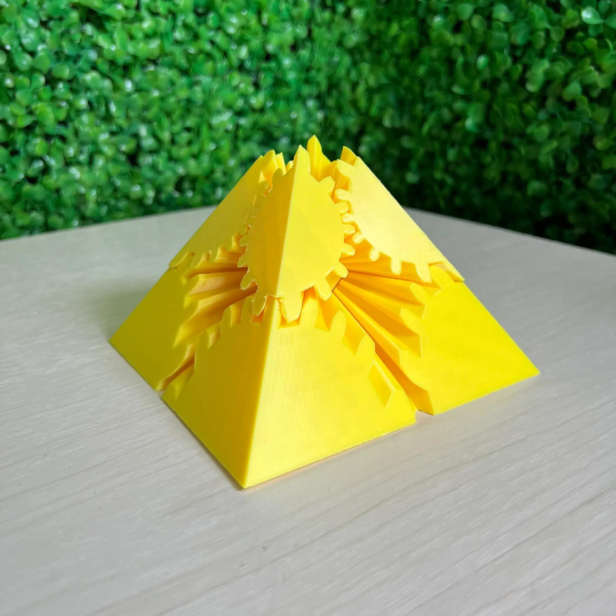 Pyramid Gear Fidget Toy