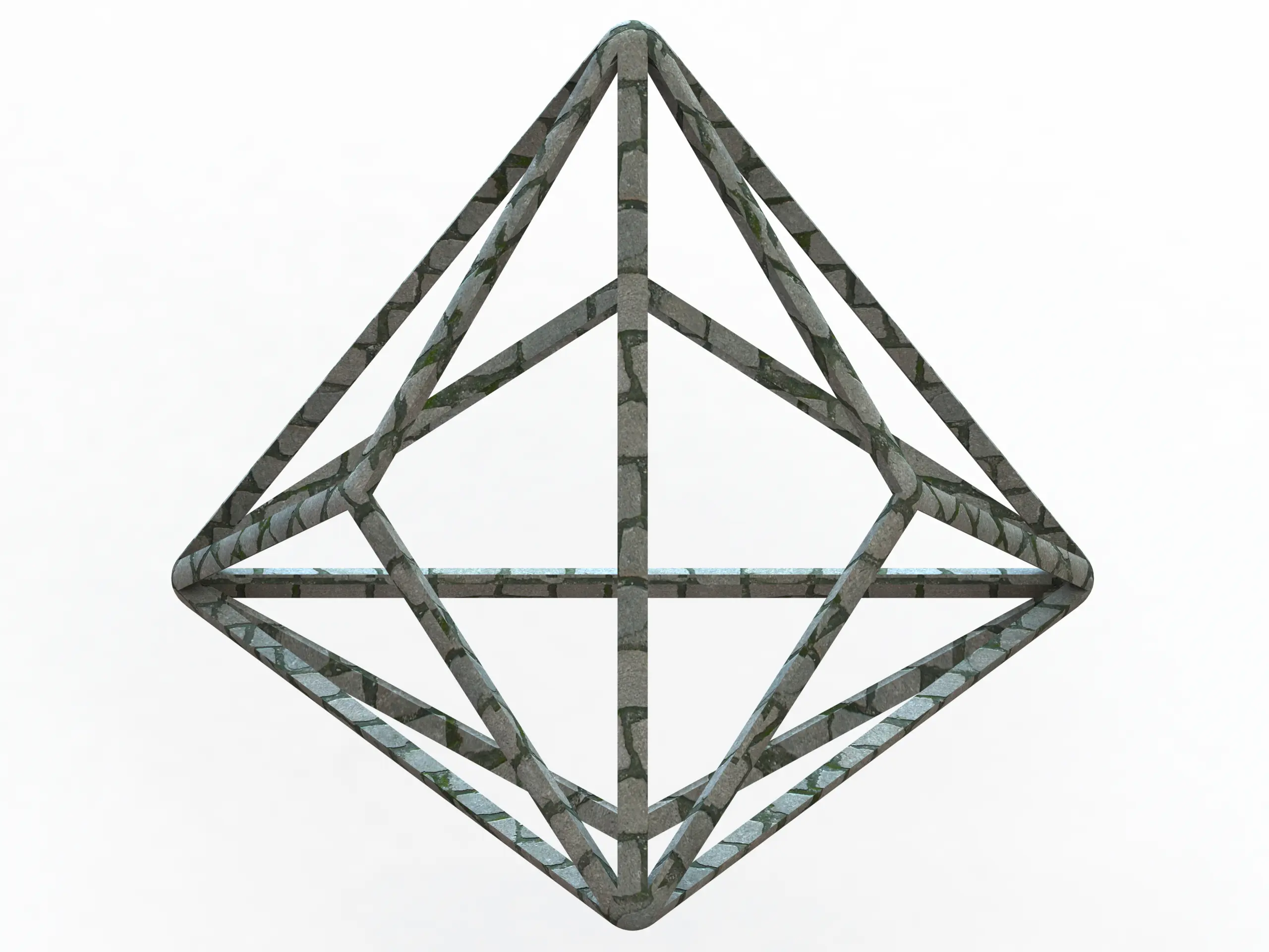 Drahtgitterform Triakis-Tetraeder