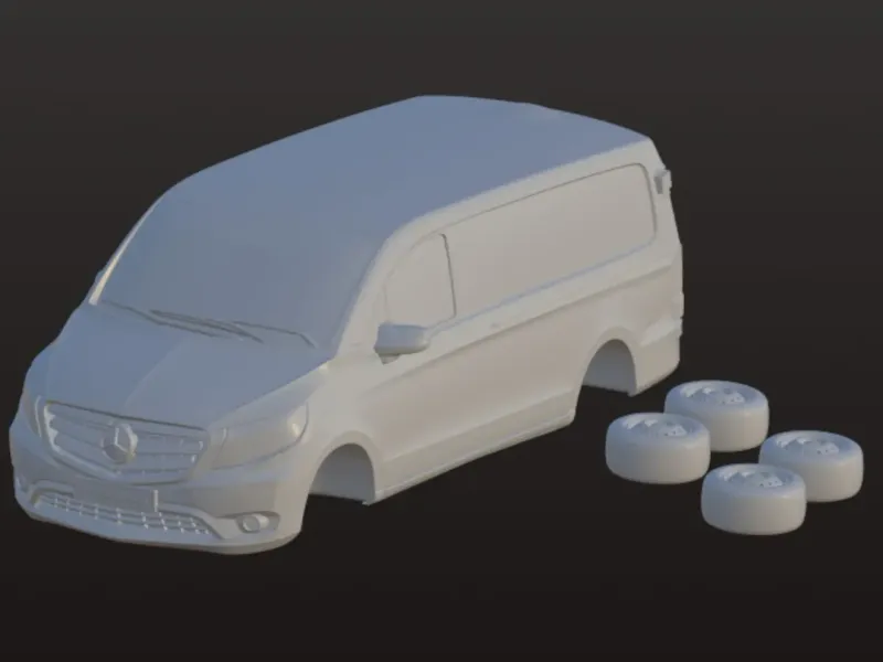 mercedes benz vito stl