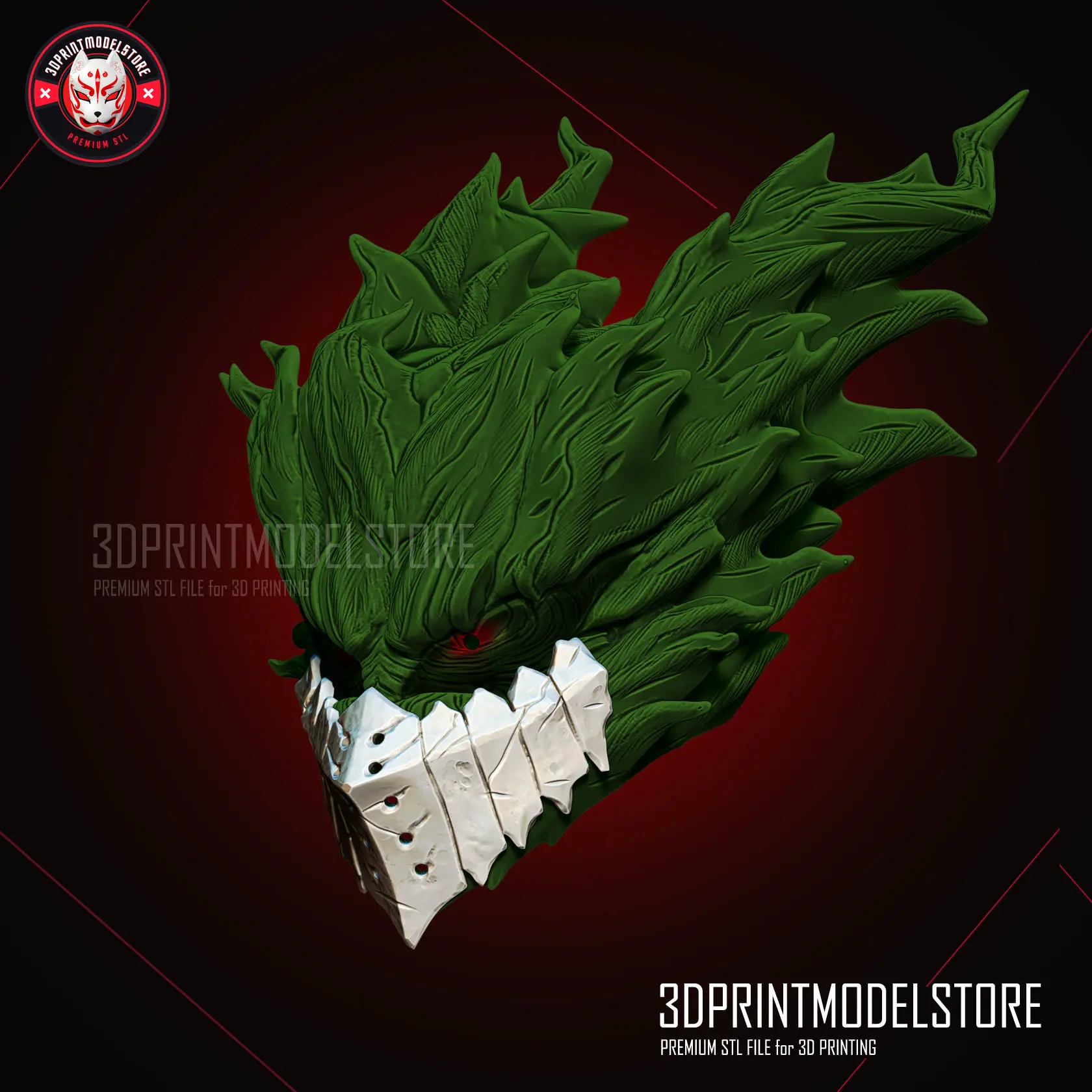 Máscara Deku Dark Mode - My Hero Academia Dark Deku Cosplay