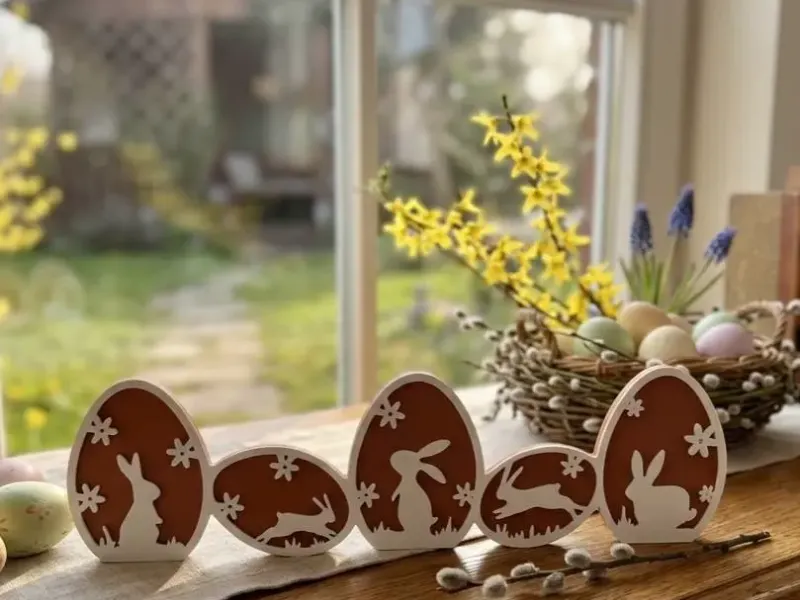 Easter bunny home decoration.