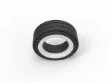 Whitewall rear tire of vintage dragster V4 Scale 1:25-5