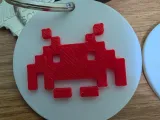 3D Space Invaders KeyChain Charm Set-2
