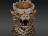 Wolf dice cup-7