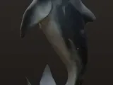 jumping dolphin statue -1