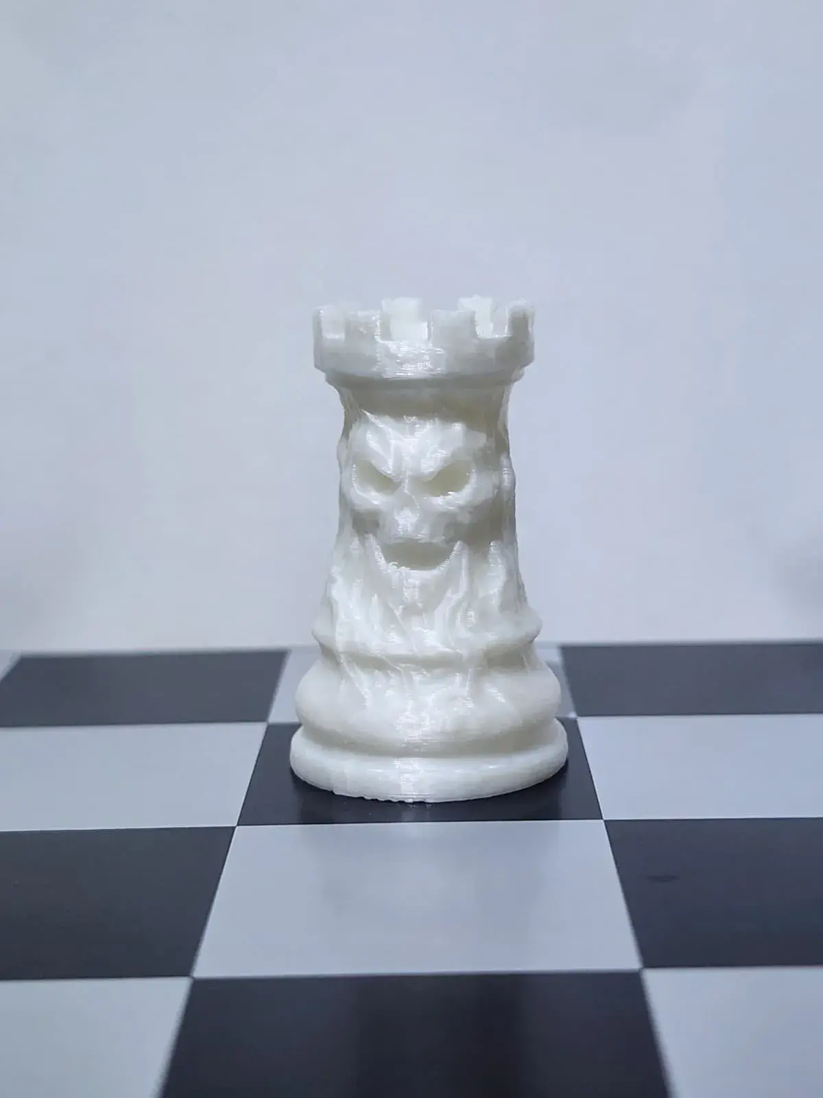 3D Printer Files | 3MF File | ☠️ Halloween Chess Rook – Haunted Soul ...
