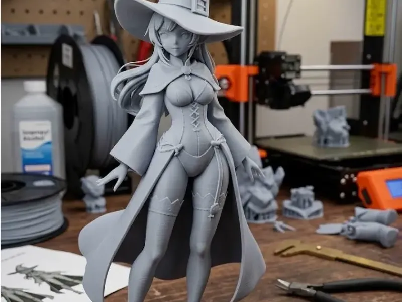 sexy witch anime style