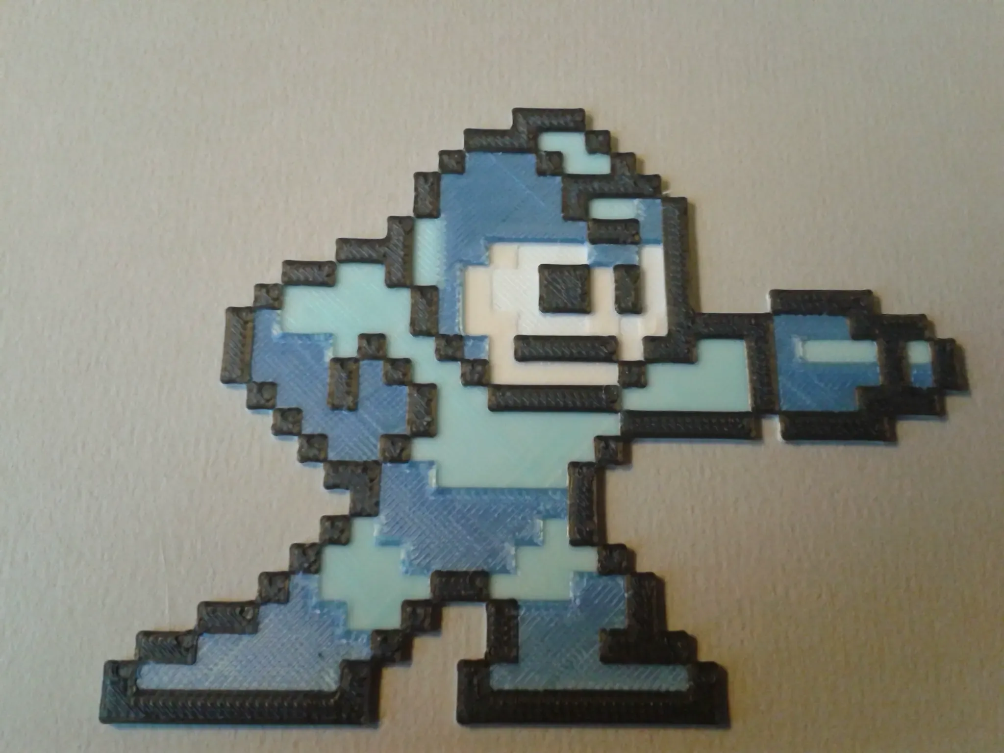 Mega Man, with 4 filament changes