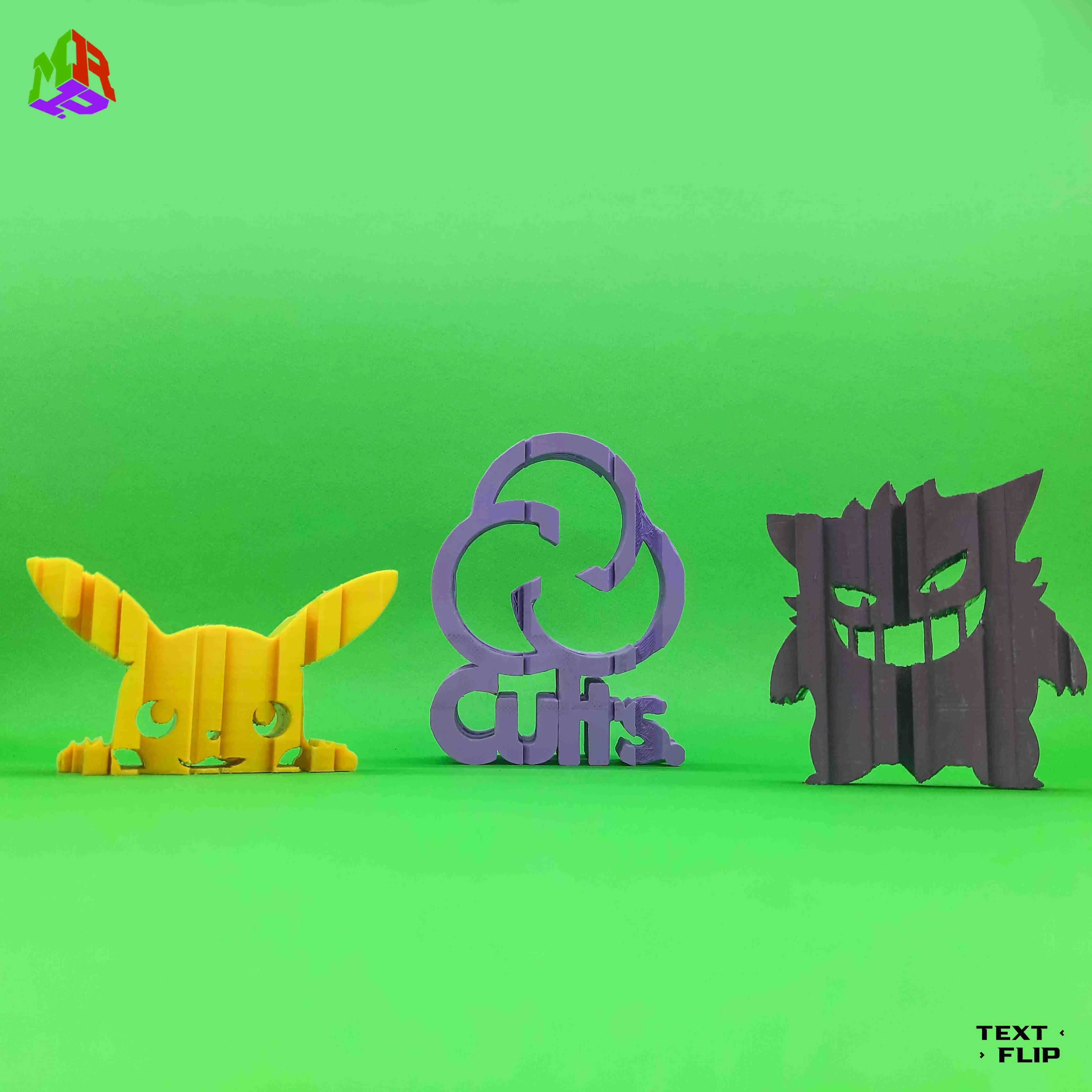 Text Flip - Gengar