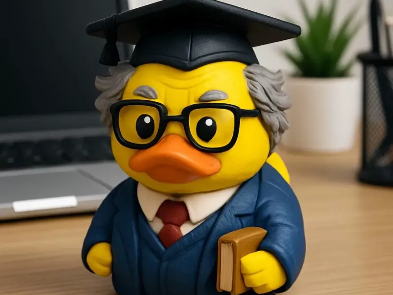 Rubber Duck - Professor - doctor - 3D print