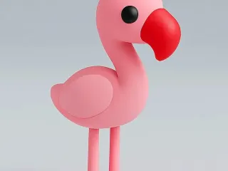 cute flamingo