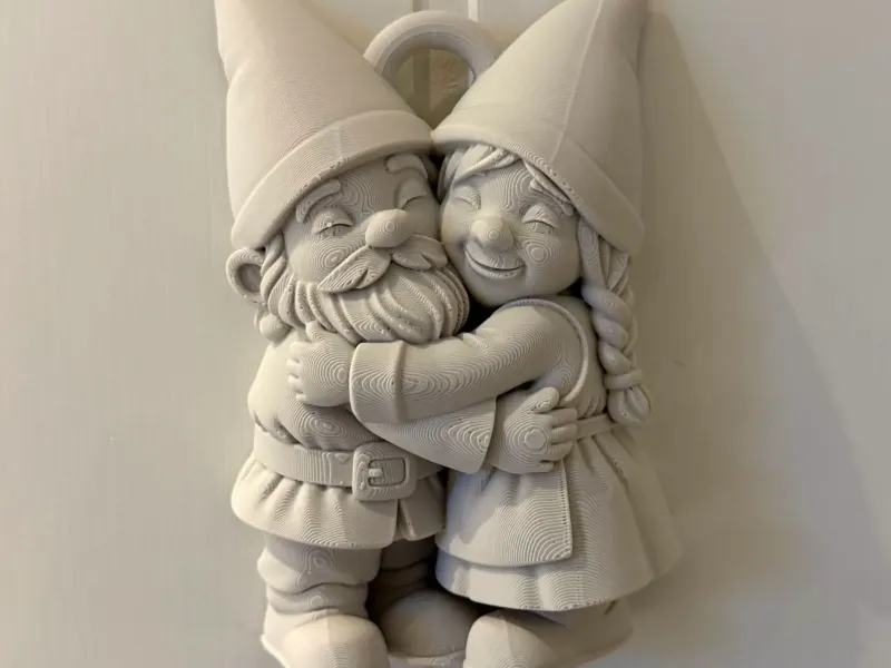 Hugging Gnomes Wall Art