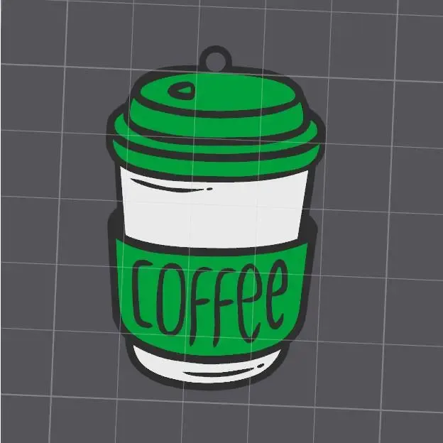 Coffee Keychain