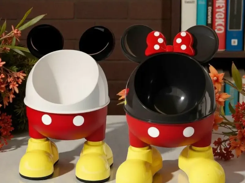 Organisateurs de bureau Mickey et Minnie - Décoration mignonne