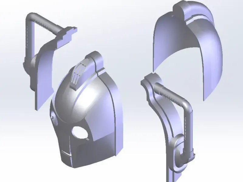 Wearable Cyberman Mask Doctor Who