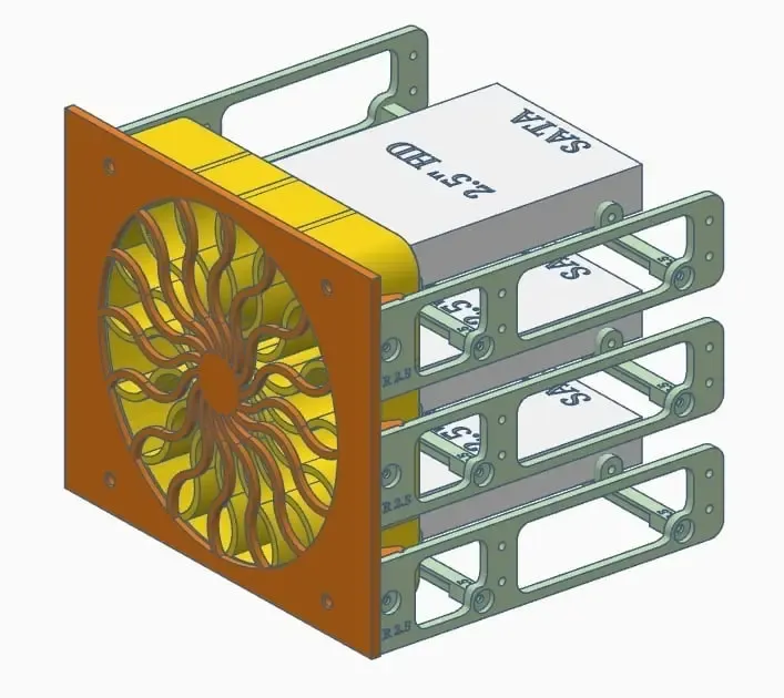 5.25 bay adapter