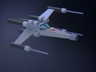 SpaceShip_LowPoly