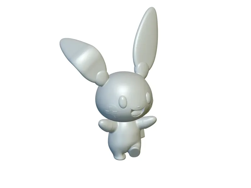 Pokemon Plusle #311 - Ready for 3D Printing!
