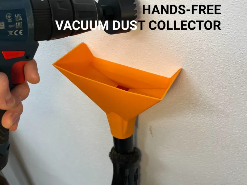 Hands-Free Vacuum Dust Collector