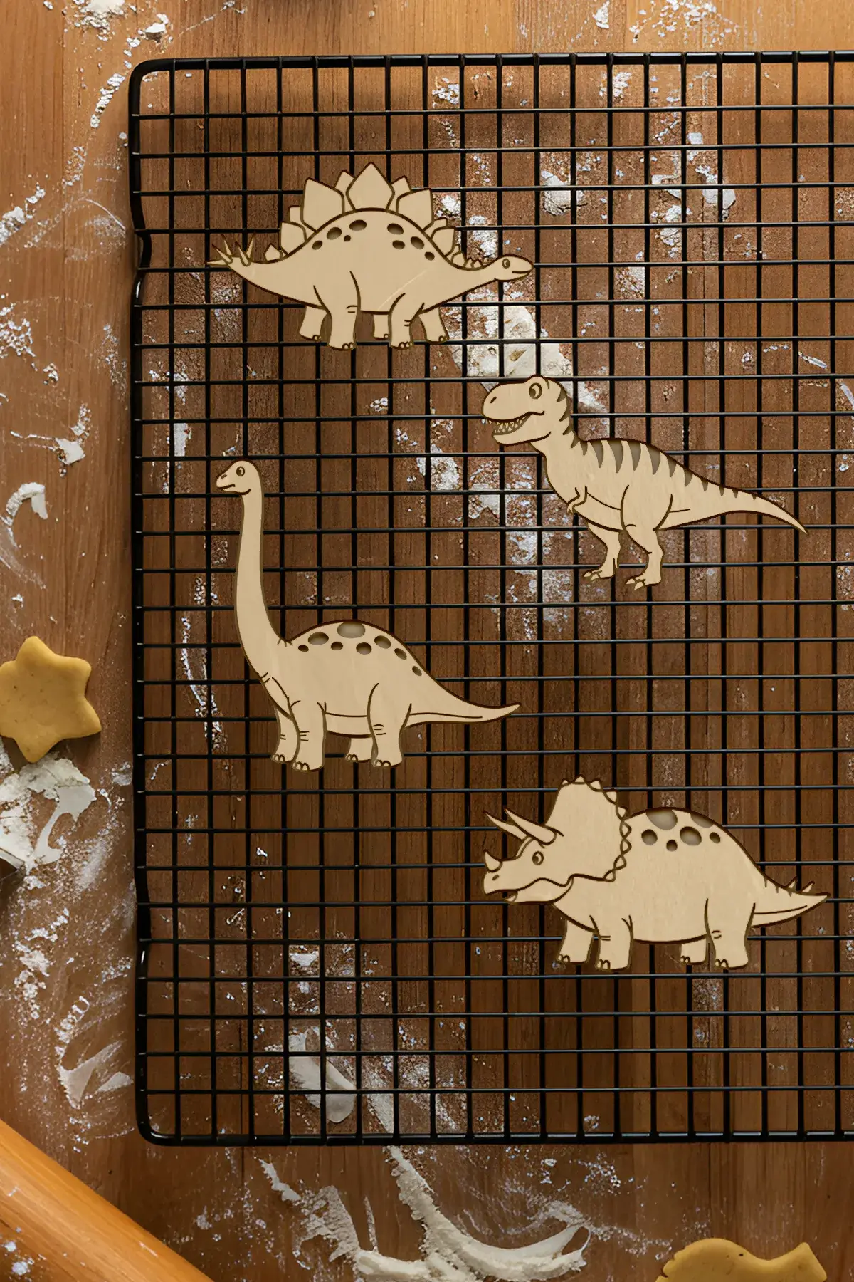 Dinosaur Set Cookie Cutter, Biscuit Cutter