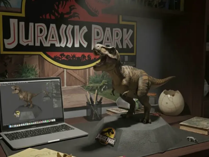 Jurassic Park T - REX statue