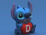 Stitch D Keychain-2