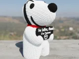 knitted Snoopy  (cute)-1