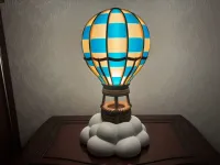 Kafes Sıcak Hava Balonu Masa Lambası
